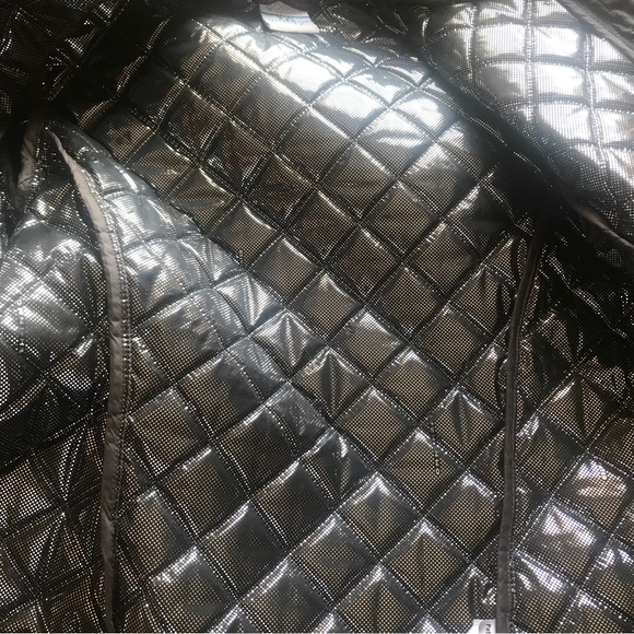 Columbia Omni-Heat Interchange Puffer Bomber Jacket Women’s XS Taupe Grey/Brown - Picture 12 of 16